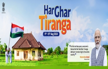 Participate in the Har Ghar Tiranga (9-15 August 2024)