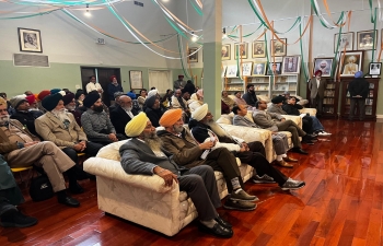 The Consulate organized an event on 14th Dec, 2024 to pay tributes to and honour the memory of Shaheed Kartar Singh Sarabha, a legendary Gadar revolutionary at the historic Gadar Memorial in San Francisco. At just 19 years of age, this fearless son of India embraced death with dignity for the love of his motherland, leaving behind a legacy that continues to inspire generations. Families of Gadri Babas, Indo American Heritage Foundation, Fresno and other Associations related to Gadar Movement as well as prominent members of the Sikh/Punjabi diaspora in California attended the event. Deputy Consul General Sh. Rakesh Adlakha and other speakers paid tributes to Gadri Babas and emphasized on the need for unity among all religions as taught by Gadari Babas.