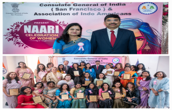 Consulate General of India, San Francisco in coordination with Association of Indo-Americans [@AIA_Events] celebrated the International Women's Day at the Consulate in San Francisco on March 08, 2025. 